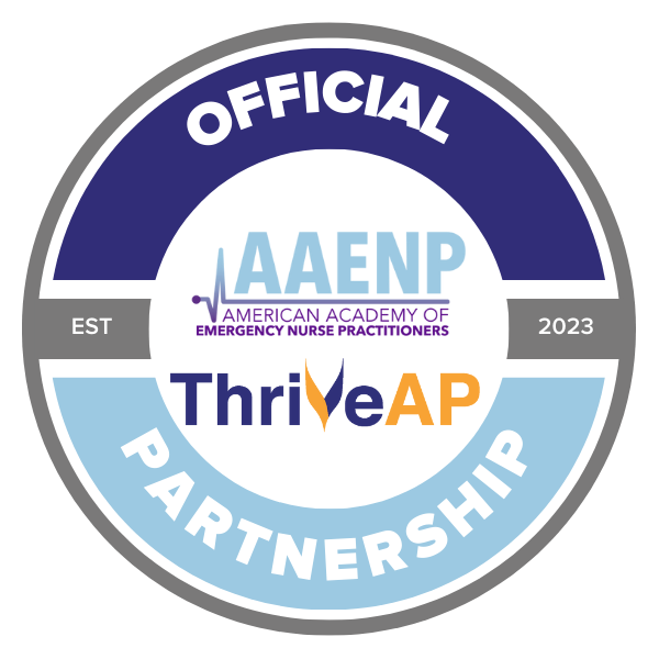 thriveap and aaenp badge