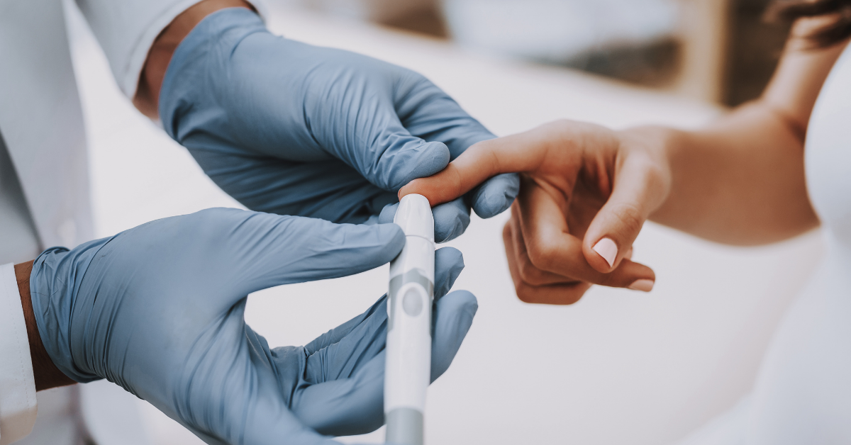 APP testing diabetes patient