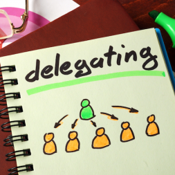 delegating chart