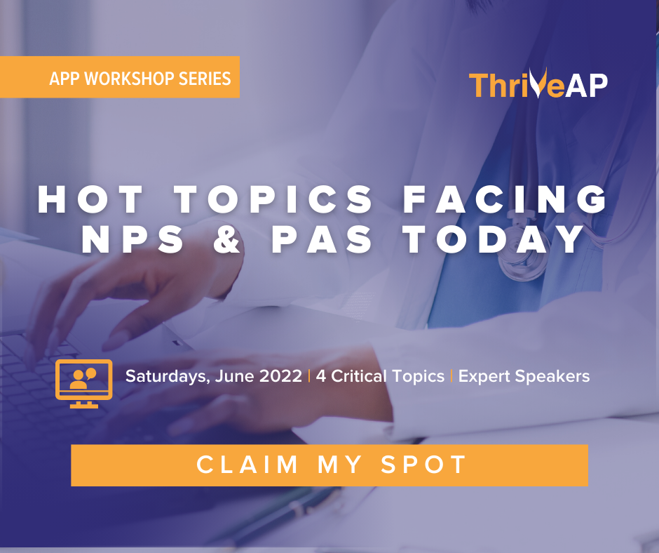 Hot Topics Facing Nurse Practitioners & Physician Assistants Today (workshop series)